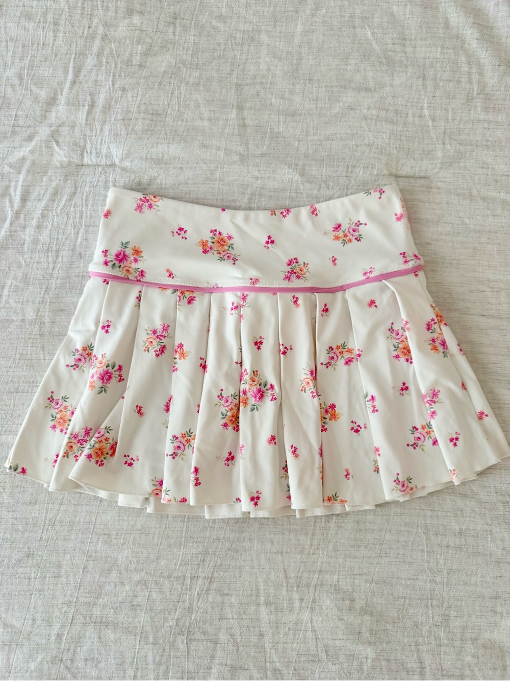 AS Revival Altard state Cream Floral Athletic Active Skort Skirt
